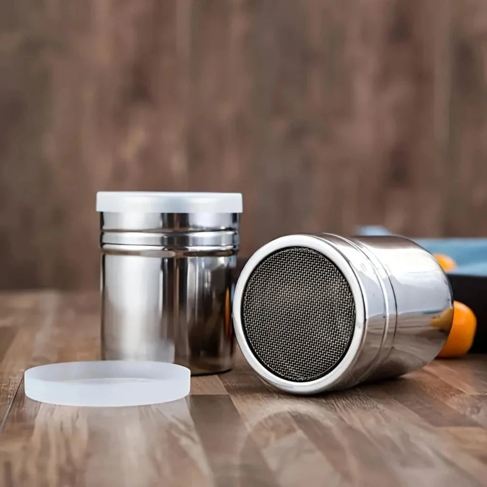 Silvara Powder Sugar Shaker - Stainless Steel, Fine Mesh Design 4