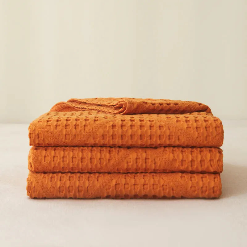 Soft Cotton Muslin Throw Blanket - Lightweight, Scandinavian Style, Multiple Colors & Sizes 6