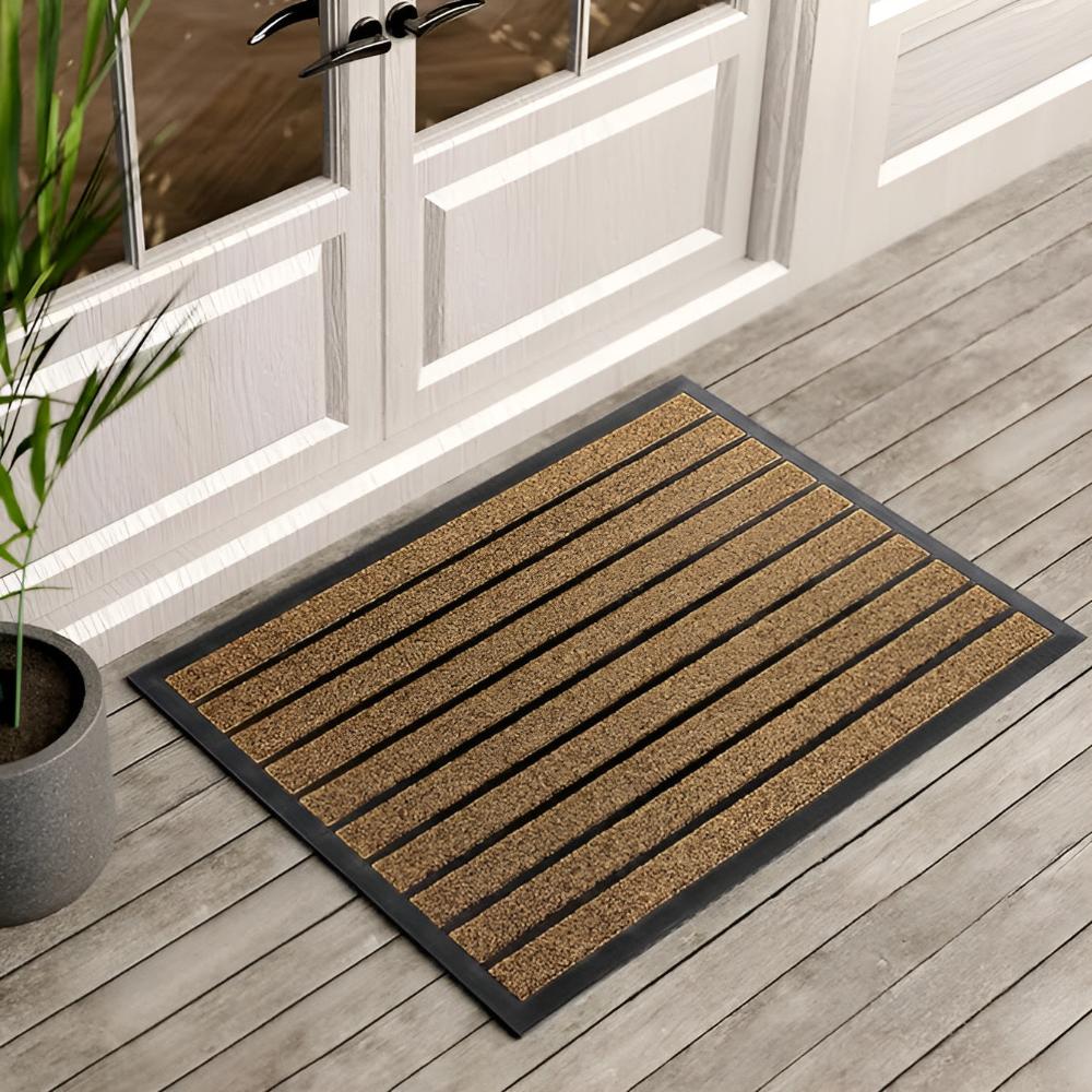 Strive Welcome Mat - Durable Rubber and Grass Fiber, Non-Slip 4