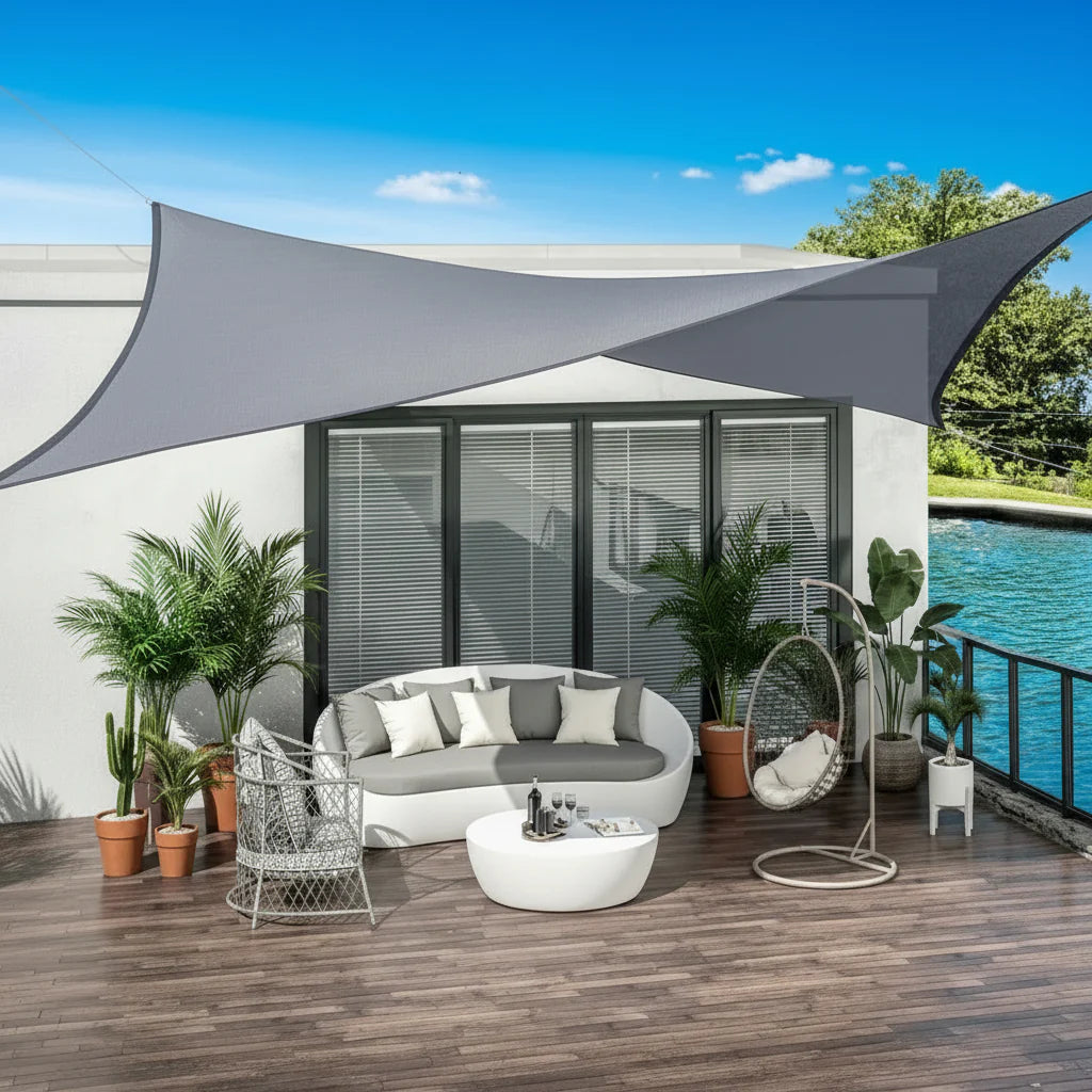 ShadeGuard Canopy – Waterproof Sun Shade Sail – Outdoor UV  Rain Protection