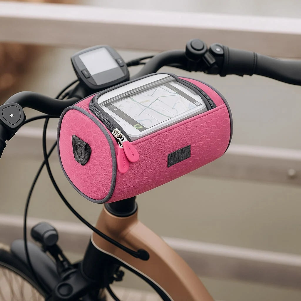 Tourix Handlebar Bag - Nylon with Touchscreen Phone Compartment 11
