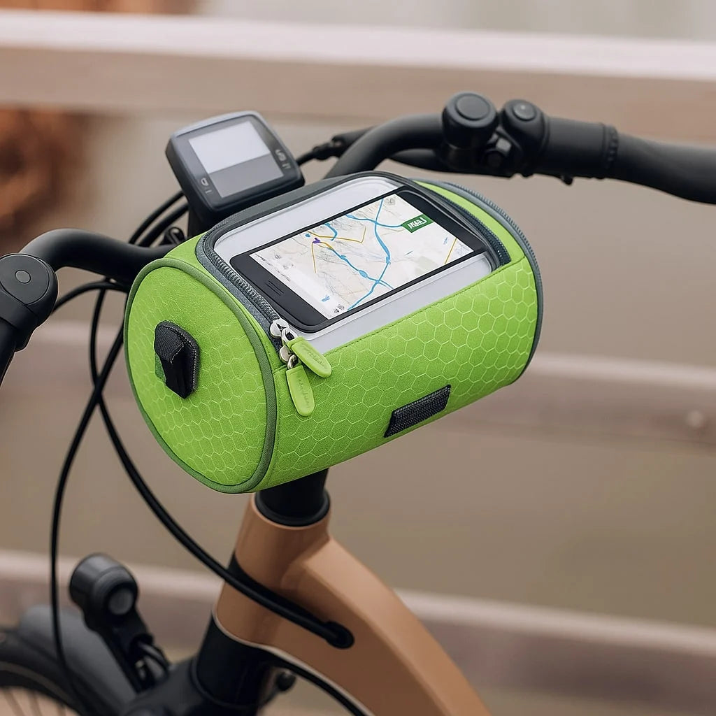 Tourix Handlebar Bag - Nylon with Touchscreen Phone Compartment 12