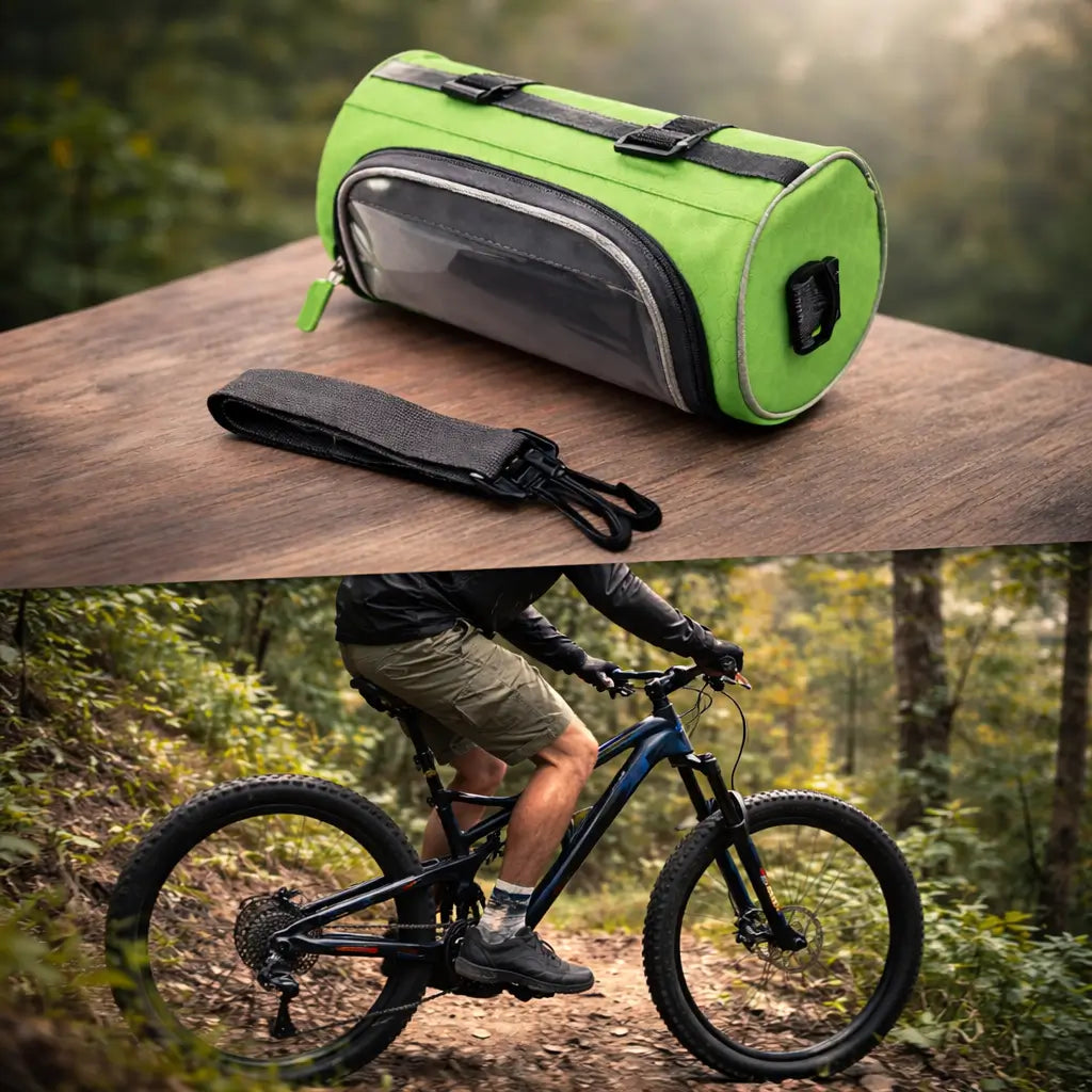 Tourix Handlebar Bag - Nylon with Touchscreen Phone Compartment 6