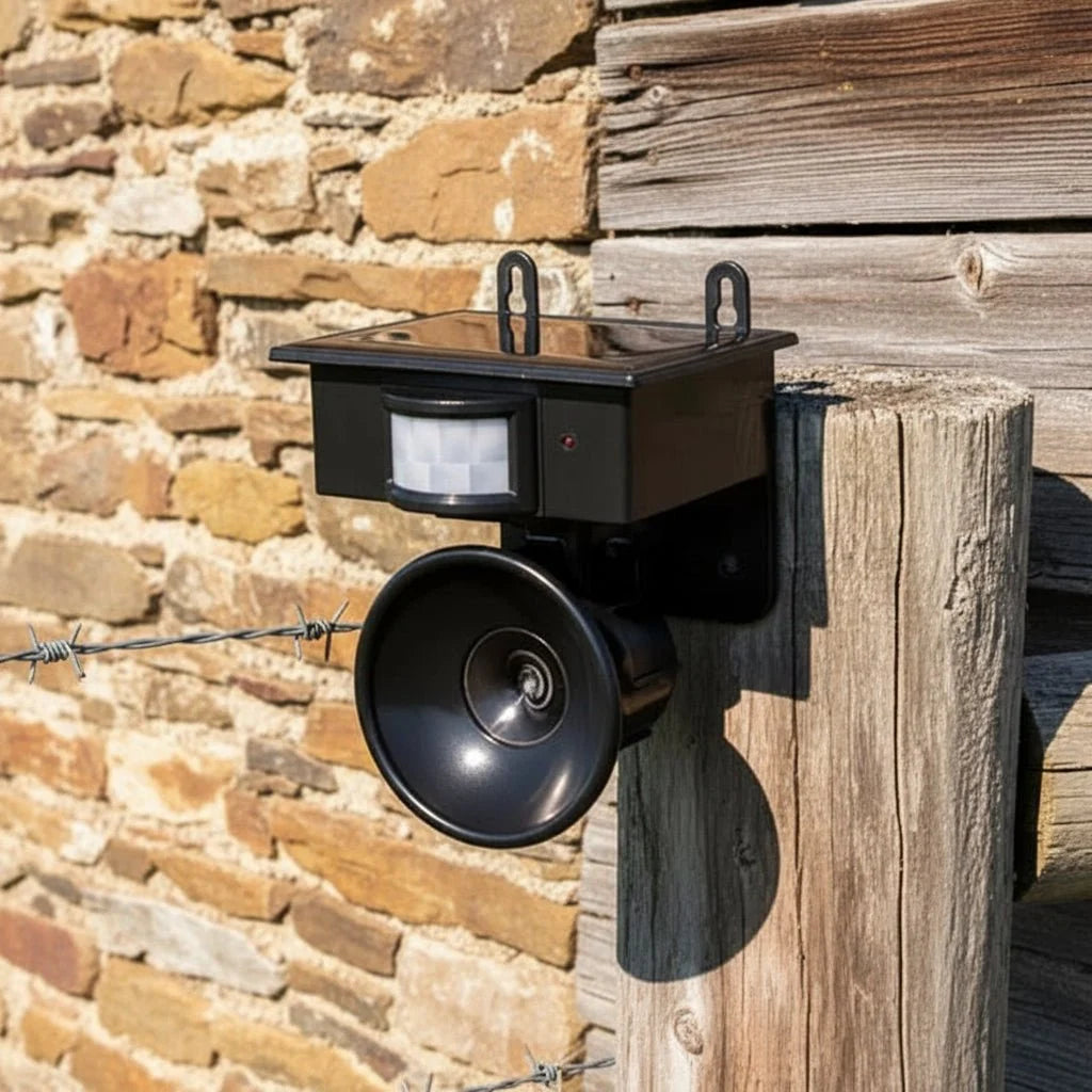 Ultrasonic Bird Repeller - Solar-Powered, Weather-Resistant Bird Deterrent for Garden & Outdoor Spaces 0