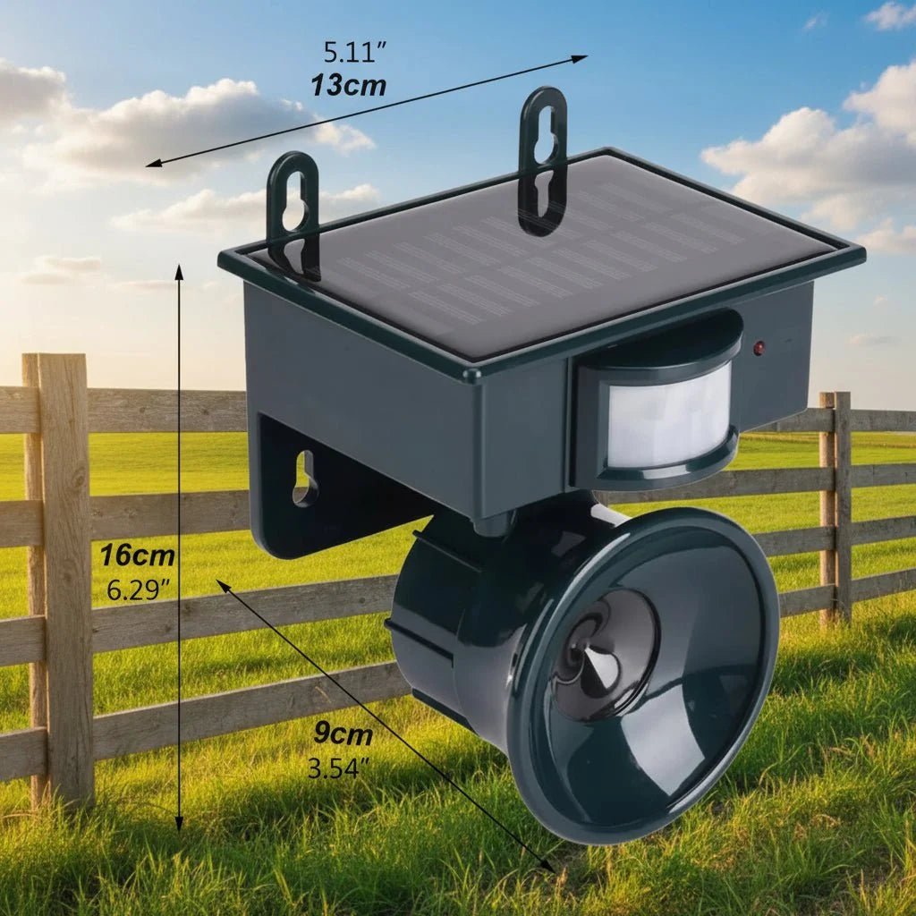 Ultrasonic Bird Repeller - Solar-Powered, Weather-Resistant Bird Deterrent for Garden & Outdoor Spaces 5