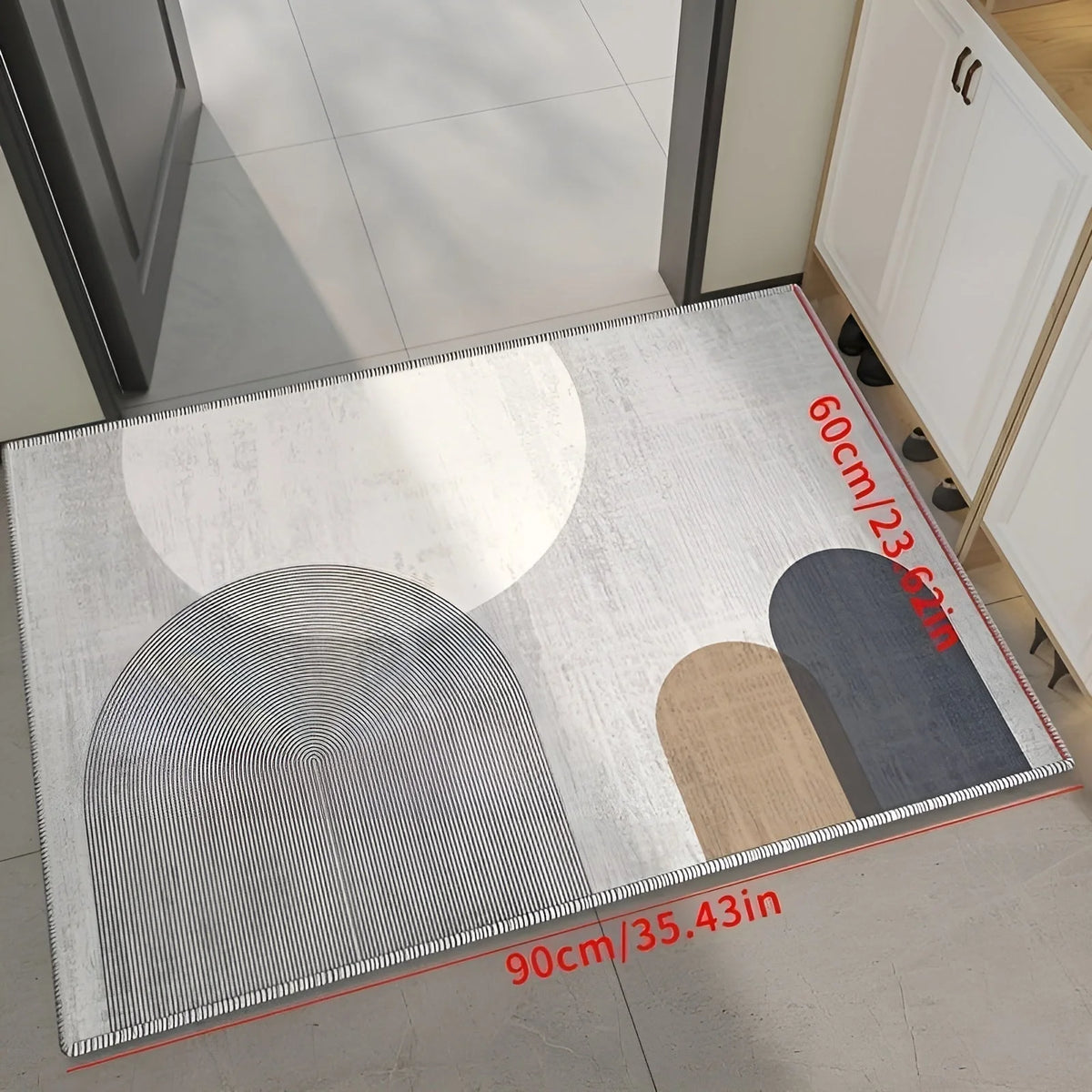 VelvetStep Kitchen Mat - Anti-Fatigue Cushioned, Washable Design 2