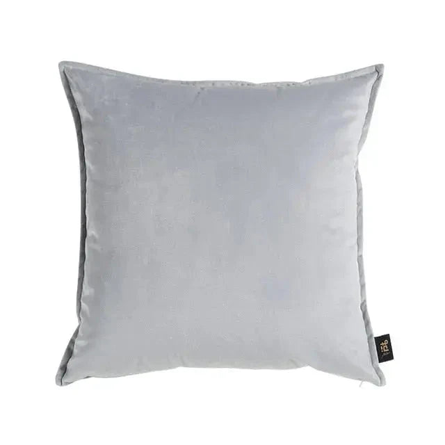 Velvet Cushion Cover with Flannel Edge - Soft Luxe Fabric, European Design, Multiple Sizes for Couch & Sofa 0