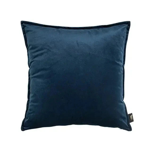 Velvet Cushion Cover with Flannel Edge - Soft Luxe Fabric, European Design, Multiple Sizes for Couch & Sofa 10