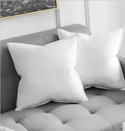 Velvet Cushion Cover with Flannel Edge - Soft Luxe Fabric, European Design, Multiple Sizes for Couch & Sofa 16