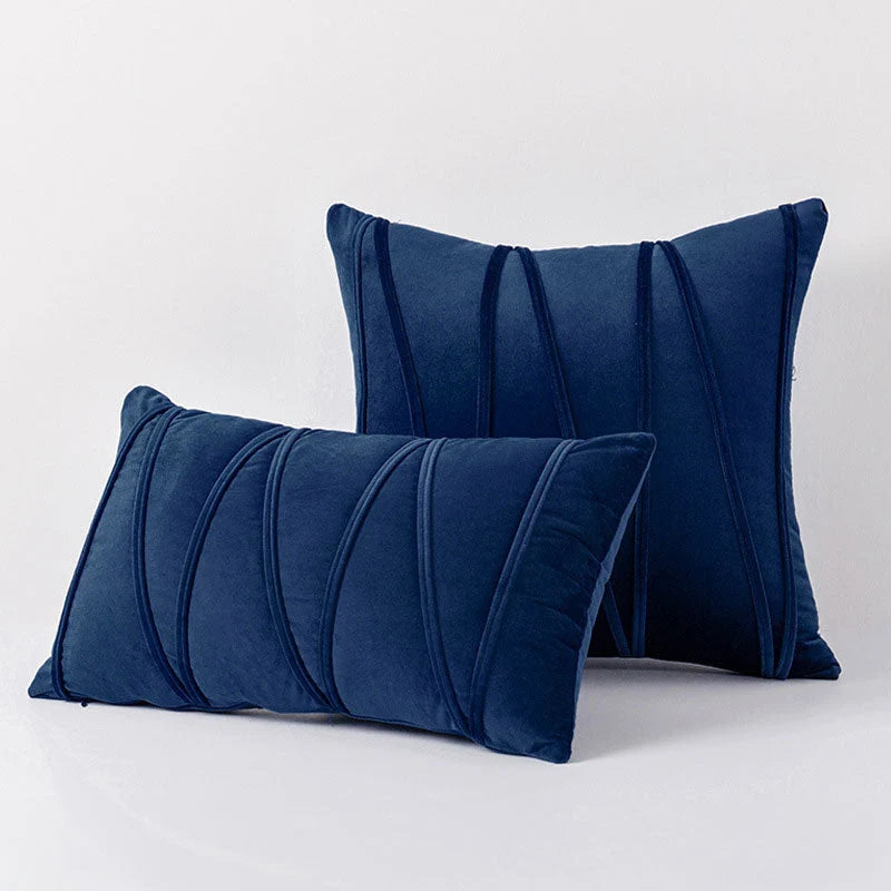 Velvet Decorative Pillow Covers - Luxury Polyester, Elegant Design, Multiple Sizes, 12 Colors 10