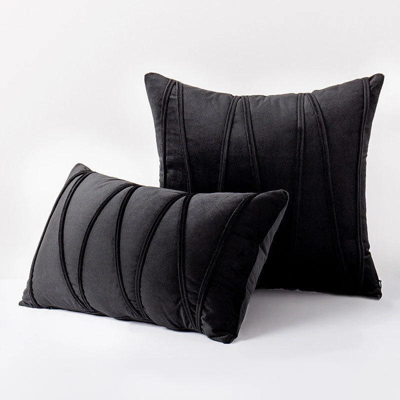 Velvet Decorative Pillow Covers - Luxury Polyester, Elegant Design, Multiple Sizes, 12 Colors 5