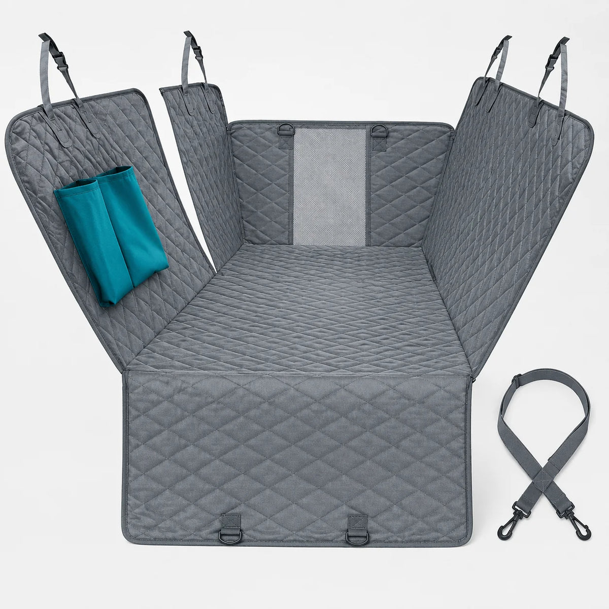 Wexler Dog Car Seat Cover - Waterproof Adjustable Protector, Non-Slip 4