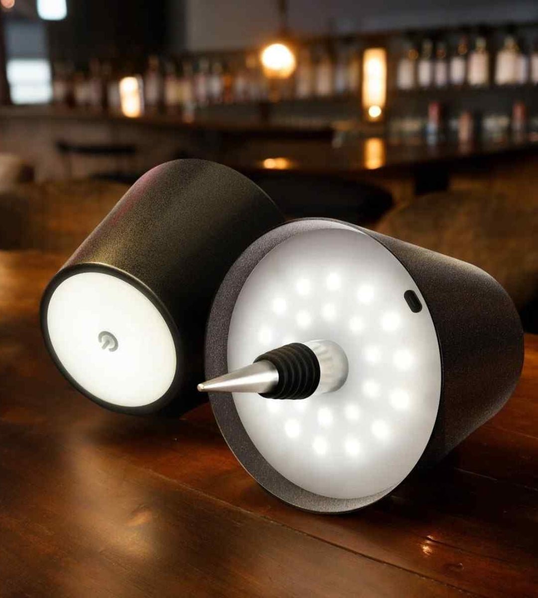 Luminova – Wireless LED Bottle Lamp with Adjustable Glow