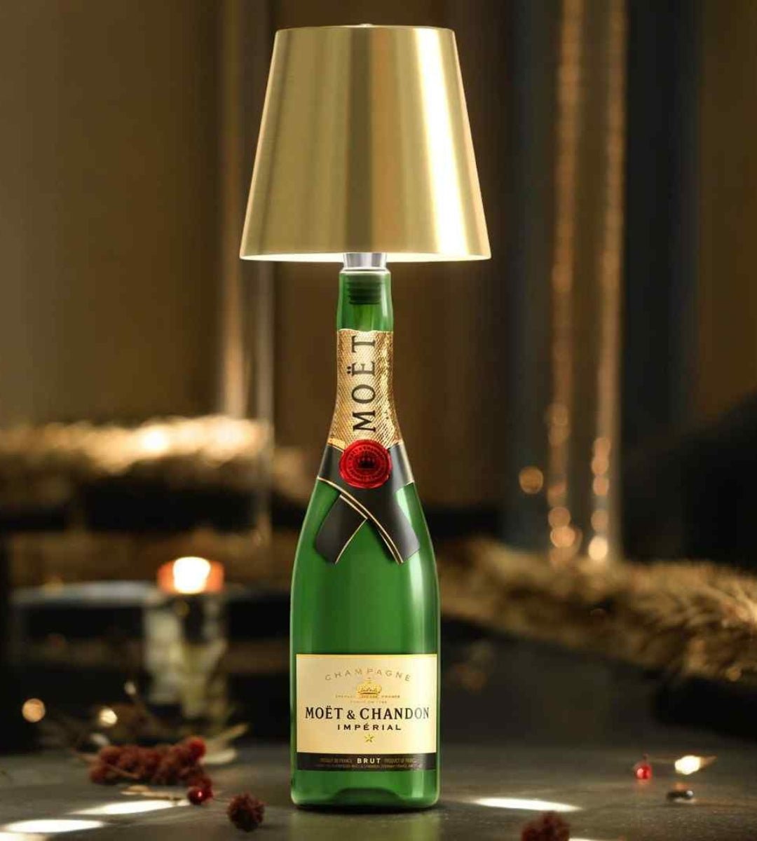 Luminova – Wireless LED Bottle Lamp with Adjustable Glow