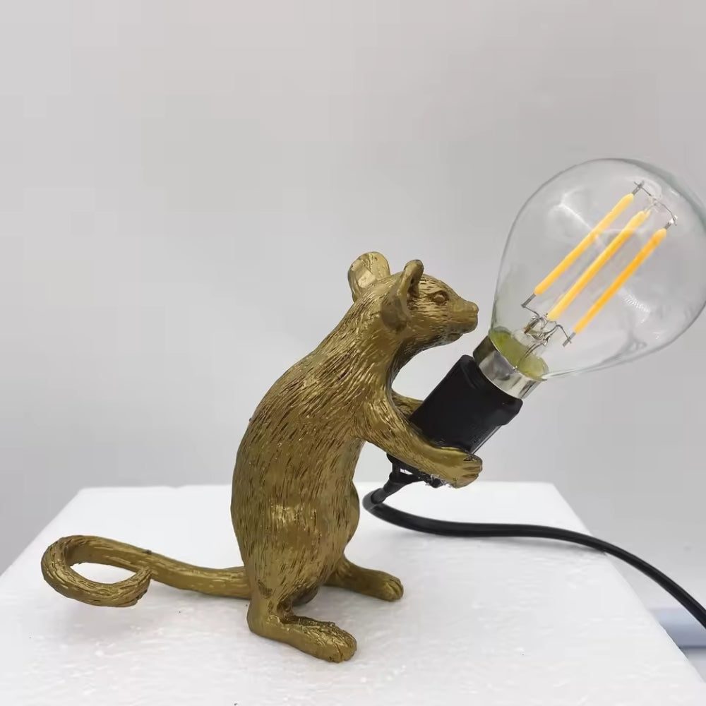 Mouselle – Art Deco Mouse Table Lamp